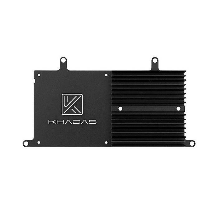 Радиатор для одноплатного компьютера Khadas New VIMs Heatsink, Black, KAHS-V-001