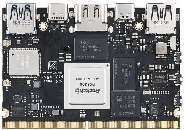 Khadas Edge Pro Rockchip RK3399, 64-bit Hexa-Core, KEG1-P-002