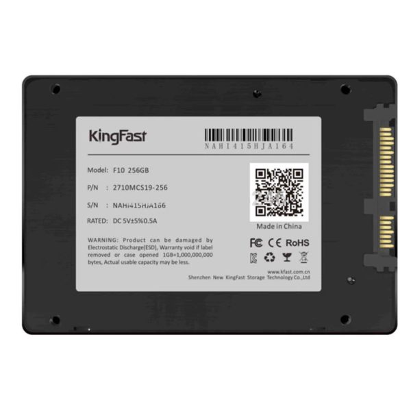 256Gb SSD KingFast F10-256, 2.5", (530/475), SATA III