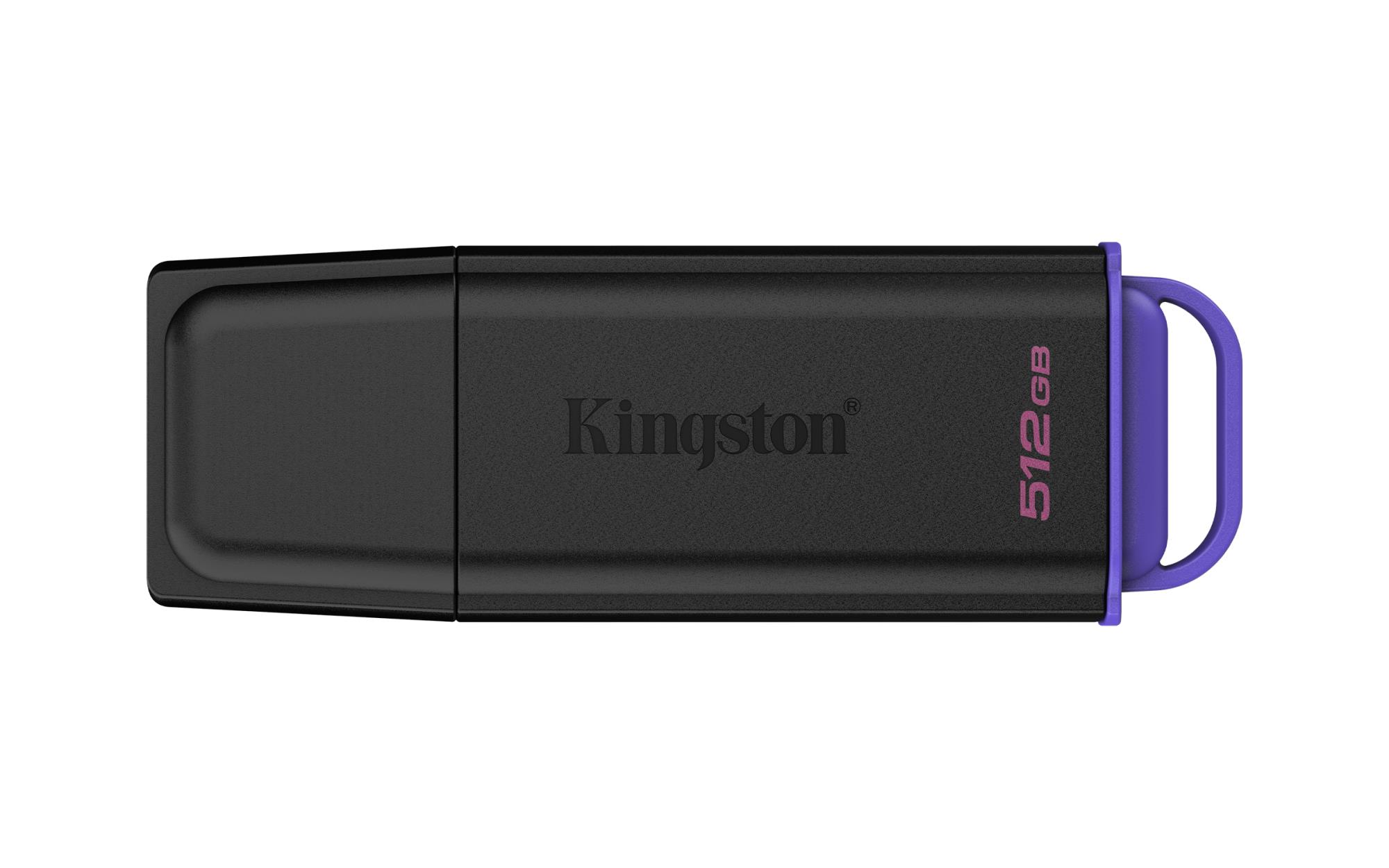 512Gb Kingston DataTraveler Exodia DTXG2/512GB, USB3.2, Black/Purple