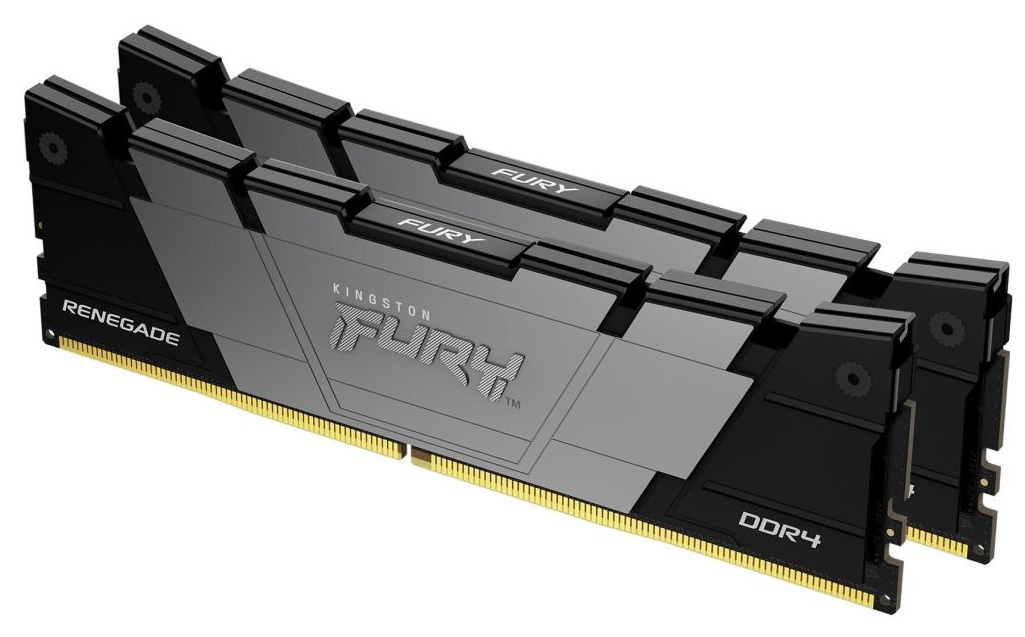 Оперативная память 16Gb Kingston FURY Renegade Black KF436C16RB2K2/16, DDR IV, PC-28800, 3600MHz, kit 2x8Gb