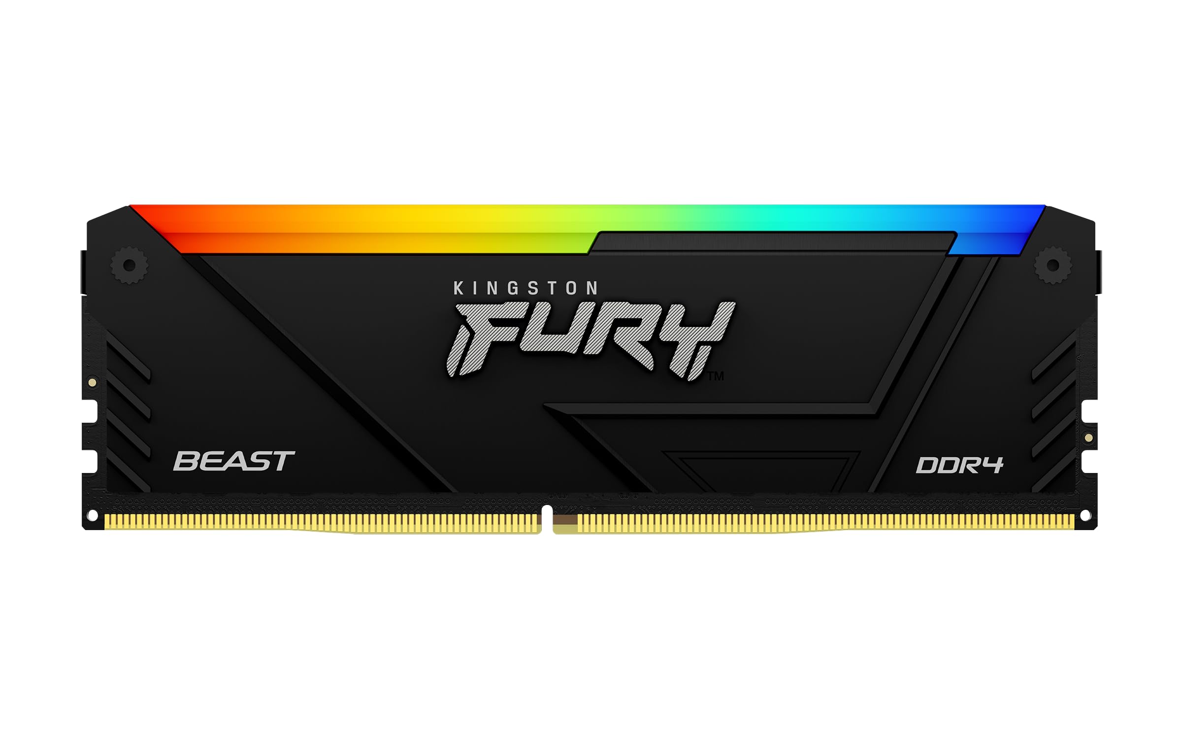 Оперативная память 32Gb Kingston FURY Beast Black RGB KF436C18BB2A/32, DDR IV, PC-28800, 3600MHz