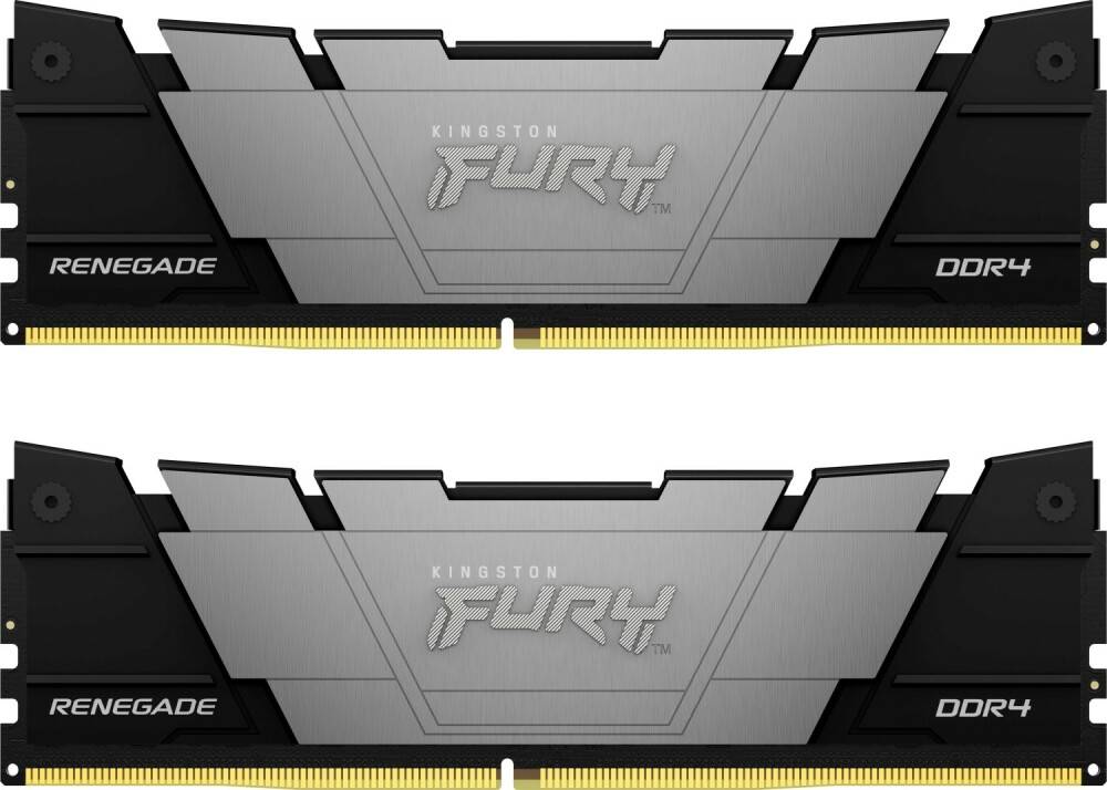 Оперативная память 16Gb Kingston FURY Renegade Black KF442C19RB2K2/16, DDR IV, PC-34100, 4266MHz, kit 2x8Gb