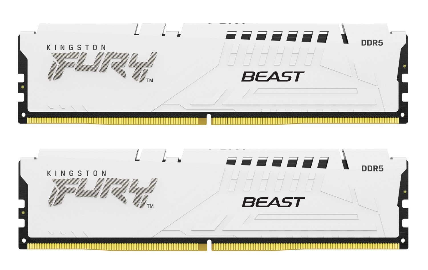 Оперативная память 32Gb Kingston FURY Beast White KF556C40BWK2-32, DDR V, PC-44800, 5600MHz, kit 2x16Gb