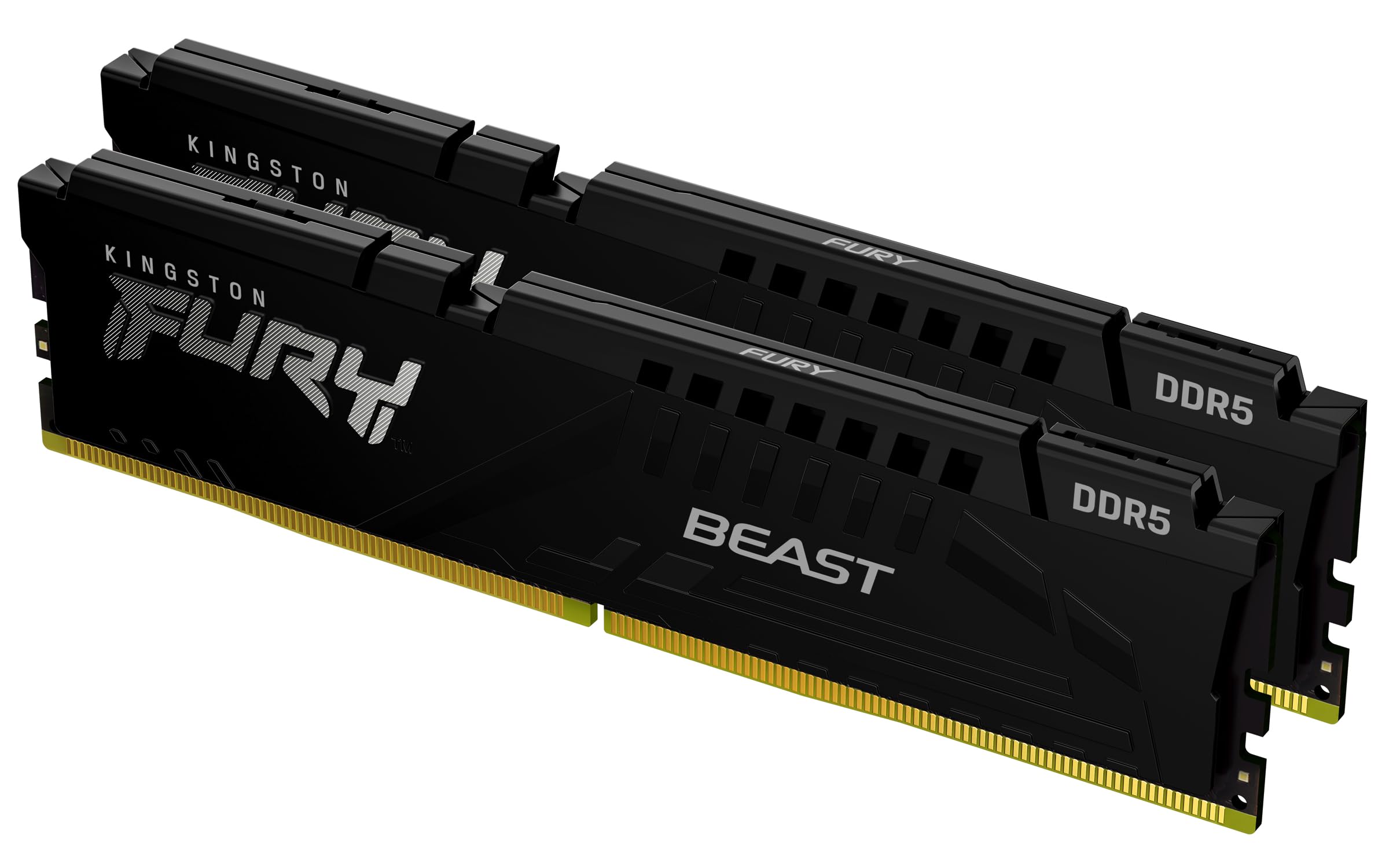 Оперативная память 64Gb Kingston FURY Beast Black KF560C30BBEK2-64, DDR V, PC-48000, 6000MHz, kit 2x32Gb