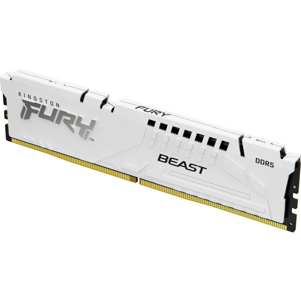 Оперативная память 32Gb Kingston FURY Beast White KF560C30BWE-32, DDR V, PC-48000, 6000MHz