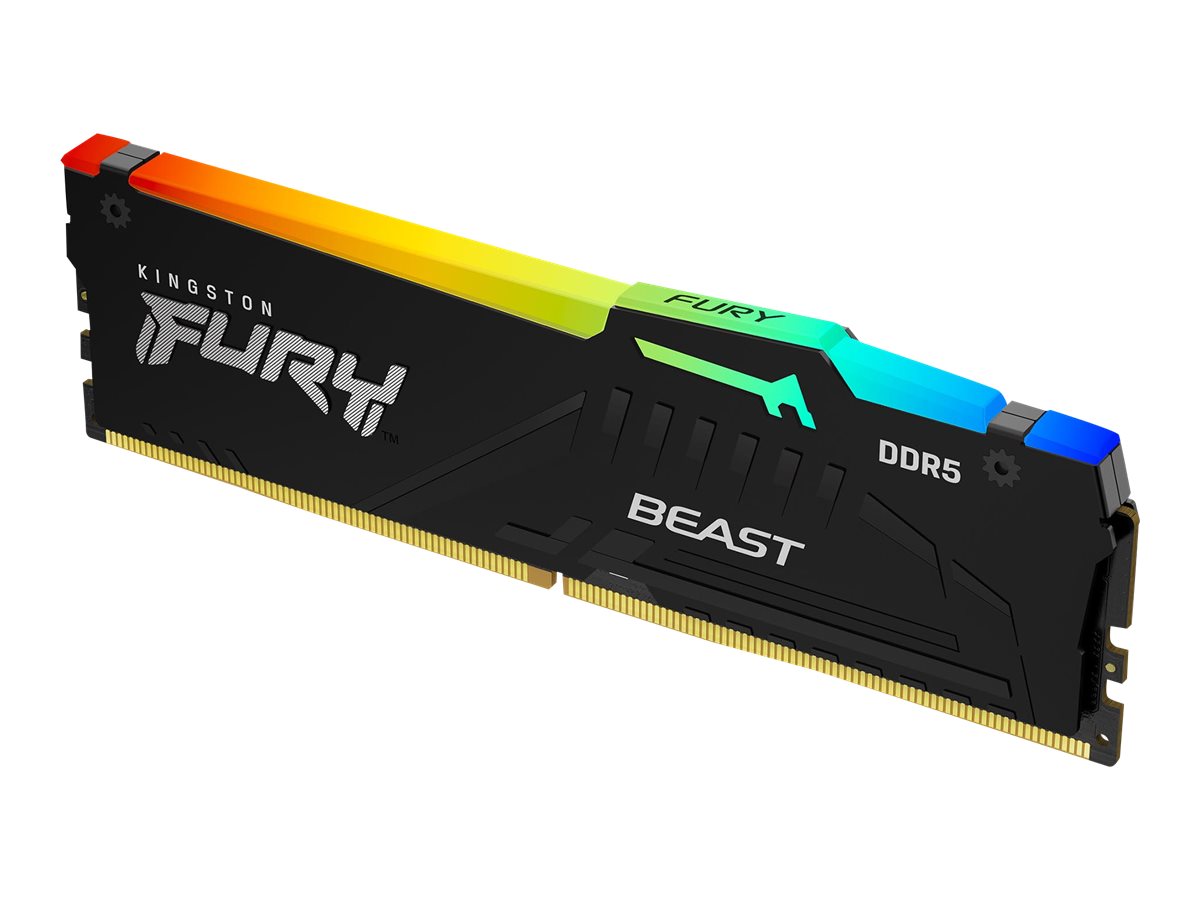 Оперативная память 32Gb Kingston FURY Beast RGB KF560C40BBA-32, DDR V, PC-48000, 6000MHz
