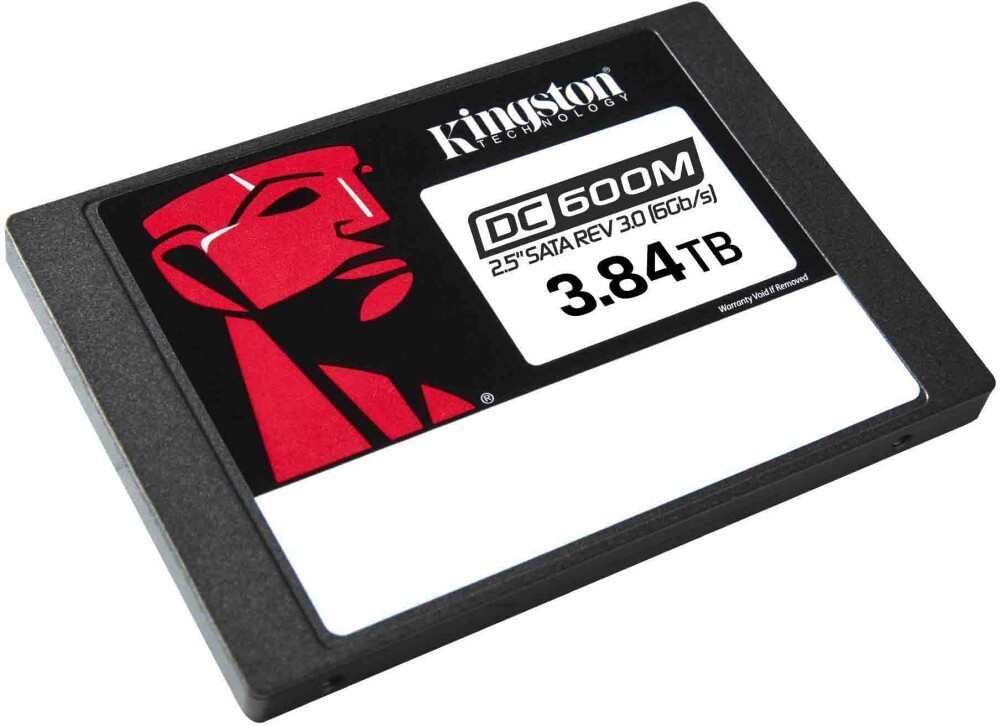 3.84Tb SSD Kingston DC600M SEDC600M/3840G, 2.5", (560/530), SATA III