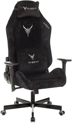 Кресло игровое Knight N1 Fabric Light-20, черный