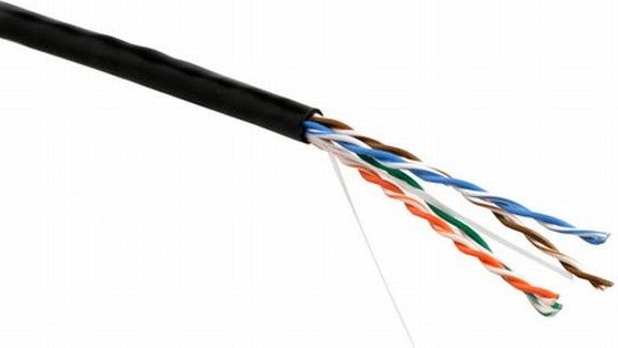 UTP кабель бухта 305м cat.5e Lanmaster LAN-5EUTP-LSZH-BK, черный