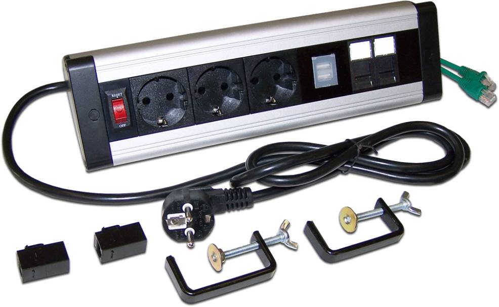 Блок распределения питания Lanmaster LAN-WA-DC/3G+2UC+2C6