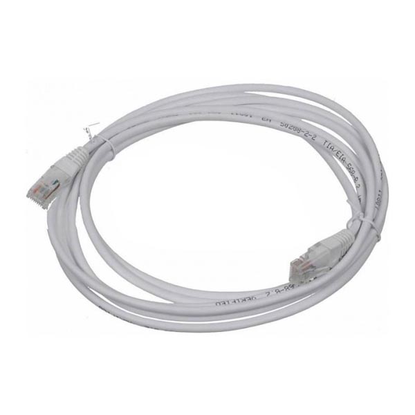 Патч-корд 3м, UTP cat.5e, Lanmaster LAN-PC45/U5E-3.0-GY, серый
