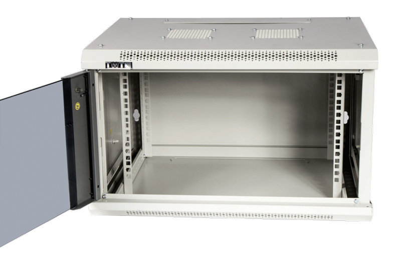 Шкаф коммутационный Lanmaster TWT-CBWPG-6U-6x4-GY 6U 600x400мм