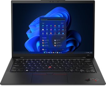 Ноутбук Lenovo ThinkPad X1 Carbon Gen 10 (21CB007ART), 14" OLED, Core i7 1260P/ 16Gb/ 512SSD/ W11/ Black