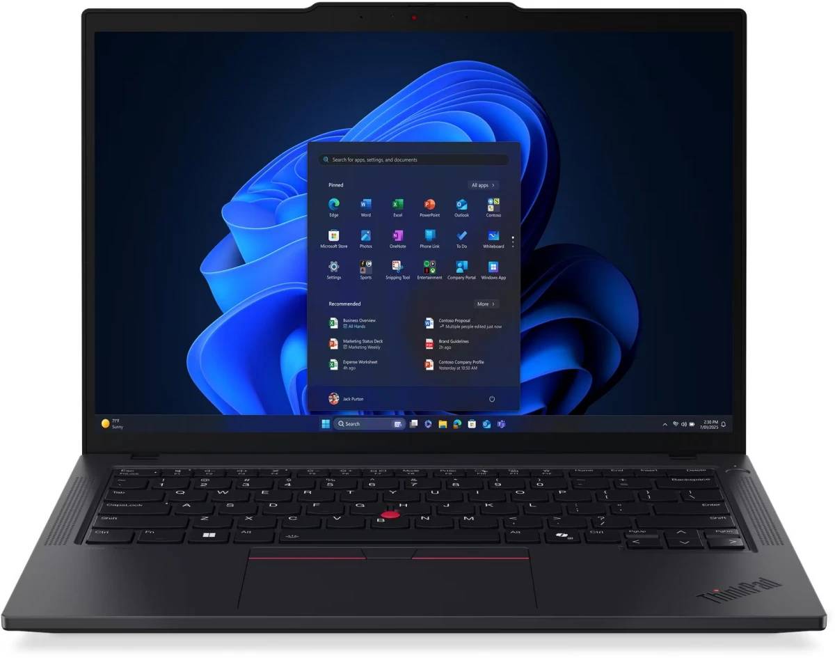 Ноутбук Lenovo ThinkPad T14 Gen 6 (21QG00A8FW), 14" IPS, Core Ultra 7 258V/ 32Gb/ 1TbSSD/ Black