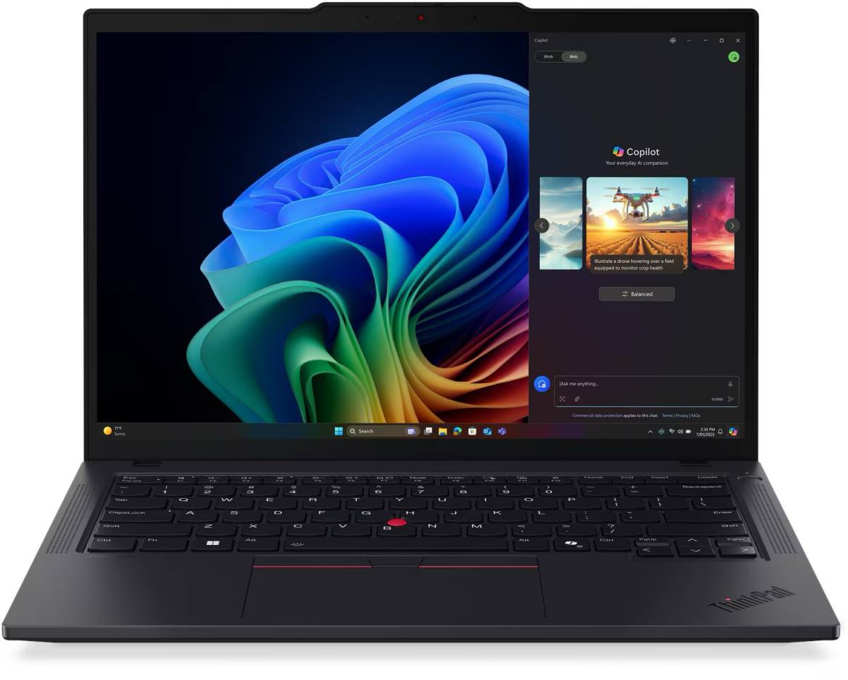 Ноутбук Lenovo ThinkPad T14 Gen 6 (21QJ00F6GQ), 14" OLED Touch, Ryzen AI 7 PRO 350/ 32Gb/ 1TbSSD/ W11/ Black