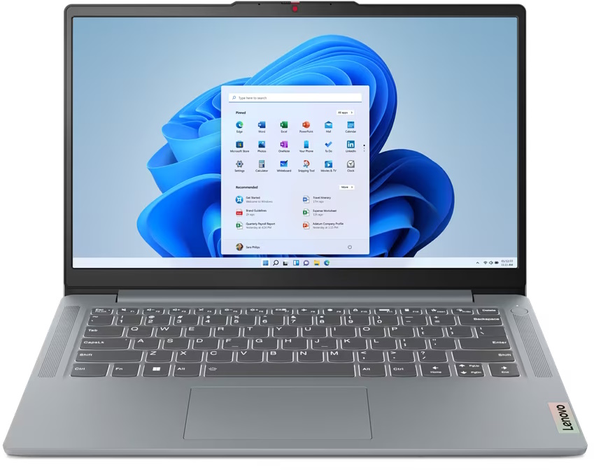 Ноутбук Lenovo IdeaPad Slim 3 16IRU8 (82X80004RK), 16" IPS, Core i5 1335U/ 8Gb/ 256SSD/ Grey