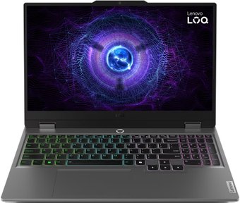 Ноутбук Lenovo LOQ 15IRX9, 15.6" IPS, Core i5 13450HX/ 16Gb/ 512SSD/ Grey (83DV01E0RM)