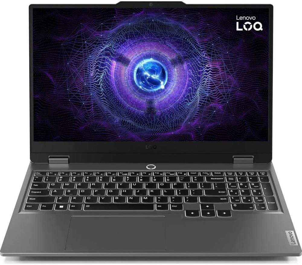 Ноутбук Lenovo LOQ 15IAX9 (83GS005NRK), 15.6" IPS, Core i5 12450H/ 16Gb/ 512SSD/ RTX 3050 6Gb/ Grey