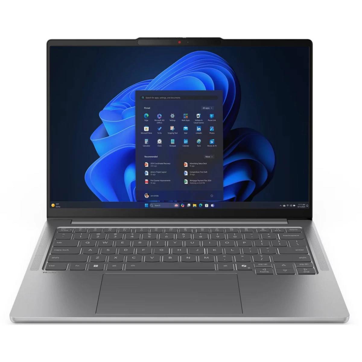 Ноутбук Lenovo IdeaPad Pro 5 14IAH10, 14" OLED, Core Ultra 5 225H/ 24Gb/ 512/ Luna Grey (83JK002RRK)