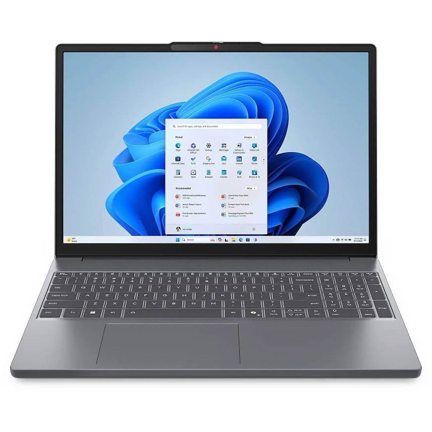 Ноутбук Lenovo IdeaPad Slim 3 15ARP10, 15.3" IPS, Ryzen 7 7735HS/ 16Gb/ 512/ Luna Grey (83K700GPFE)