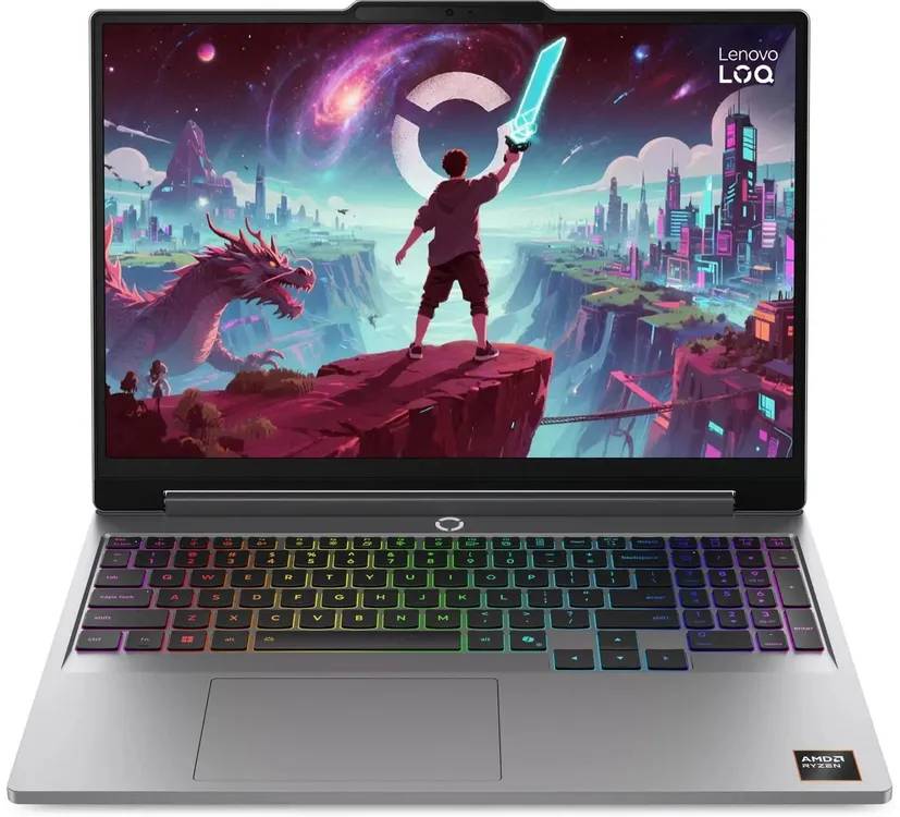 Ноутбук Lenovo LOQ 15AHP11 (83TN003FPS), 15.3" IPS, Ryzen 7 250/ 16Gb/ 512SSD/ RTX 5050 8Gb/ Grey