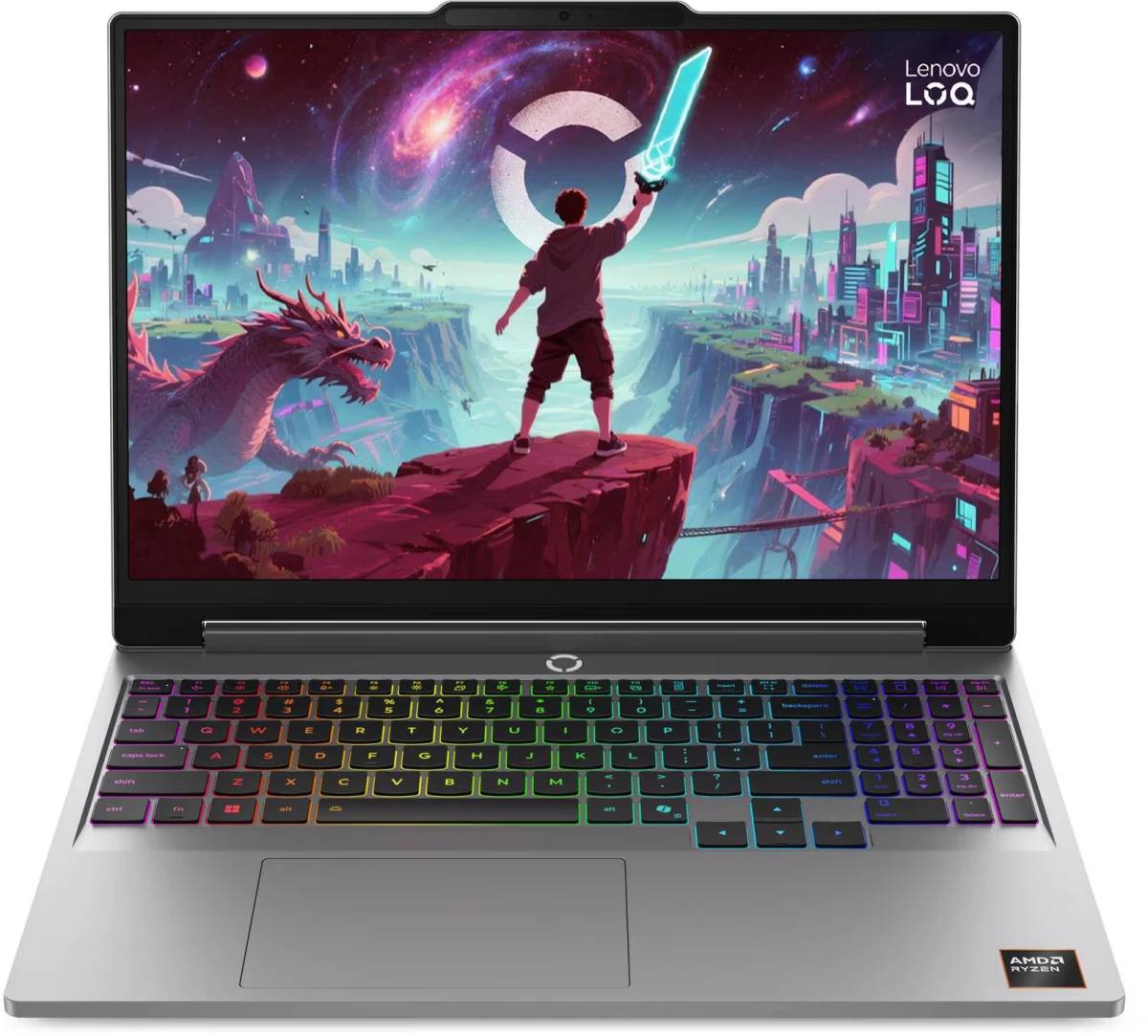 Ноутбук Lenovo LOQ 15AHP11 (83TN003GPS), 15.3" IPS, Ryzen 7 250/ 16Gb/ 512SSD/ RTX 5060 8Gb/ Grey