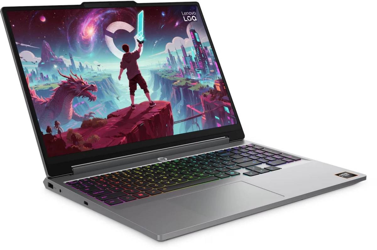 Ноутбук Lenovo LOQ 15AHP11 (83TN003GPS), 15.3" IPS, Ryzen 7 250/ 16Gb/ 512SSD/ RTX 5060 8Gb/ Grey