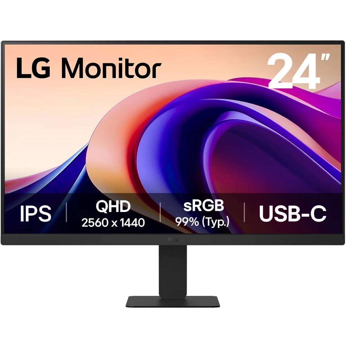 Монитор 23.8" LG 24U631A-B, 2560x1440, IPS, 100Hz (HDMI)