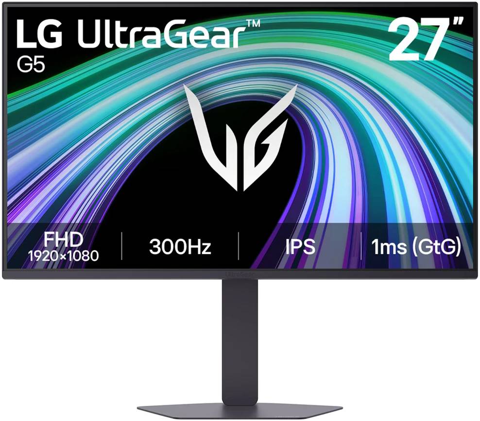 Монитор 27" LG UltraGear 27G550B-B, 1920x1080, IPS, 300Hz (2xHDMI, DP)