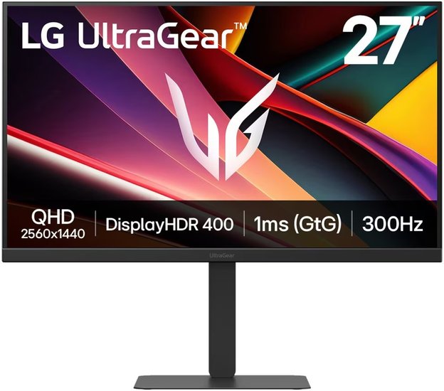 Монитор 27" LG UltraGear G6 27G640A-B, 2560x1440, IPS, 300Hz, Speakers (2xHDMI, DP)