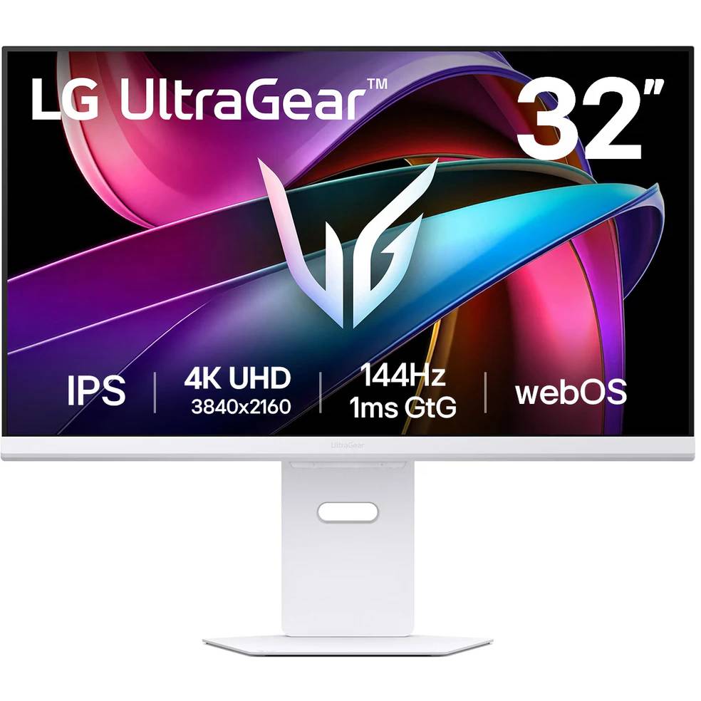 Монитор 32" LG UltraGear 32G810SA-W, 3840x2160, IPS, 144Hz, Speakers (2xHDMI, DP)