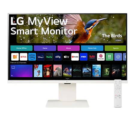 Монитор 31.5" LG 32SR83U-W, 3840x2160, IPS, 60Hz, Speakers (2xHDMI, USB Type-C)