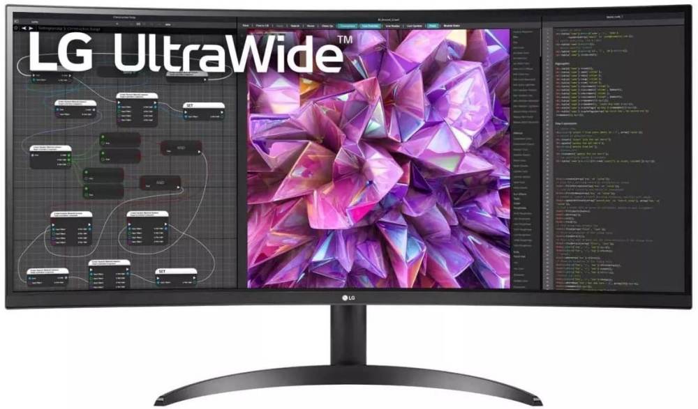 Монитор 34" LG 34WQ60C-B, 3440x1440, IPS, 60Hz (2xHDMI, DP)