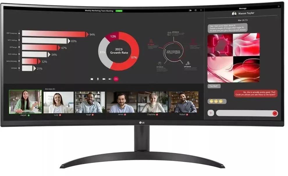 Монитор 34" LG UltraWide 34WR50QK-B, 3440x1440, VA, 100Hz (HDMI, DP)