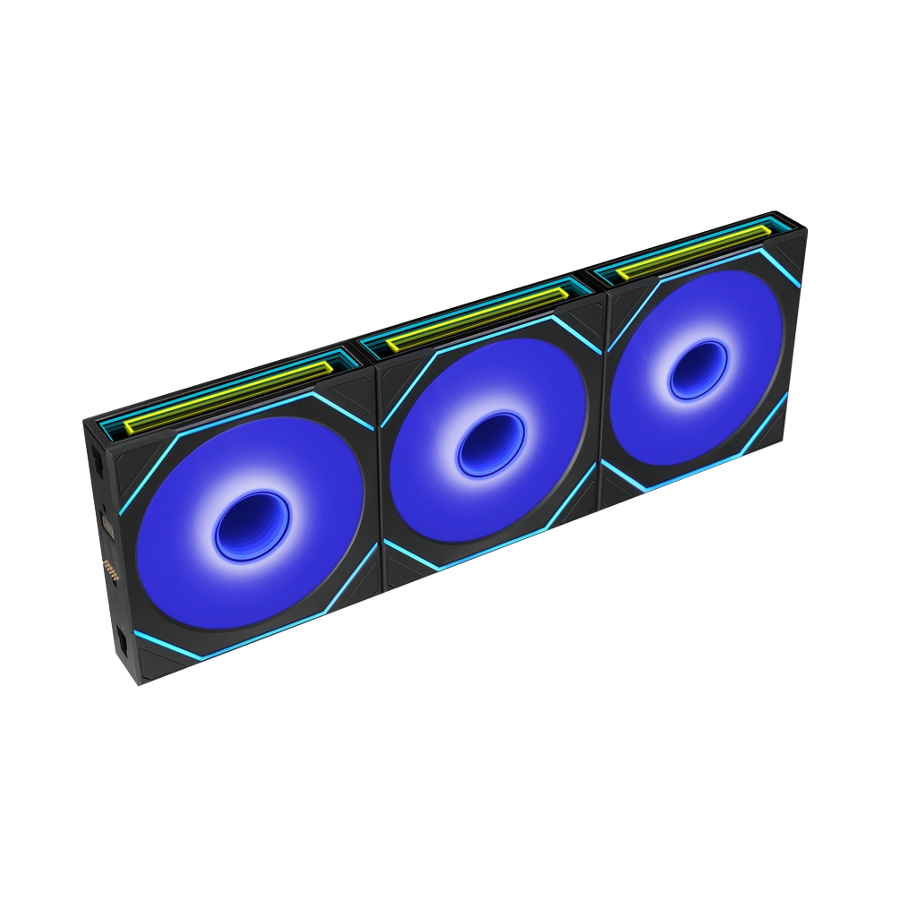 Вентилятор 12x12см Lian Li UNI FAN SL-INF FLEX 120 Black G9F.12SLIN1F3B.R0, 3шт.