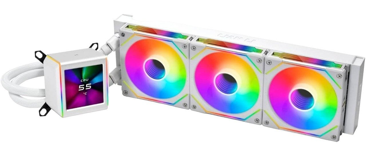 Жидкостное охлаждение Lian Li Galahad II SL-Infinity 360 White G89.GA2ALCD36INW.00 (LGA1700 Ready)