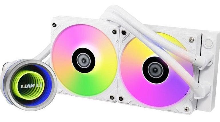 Жидкостное охлаждение Lian Li Galahad II Trinity 240 White G89.GA2T24W.00 (LGA1700 Ready)