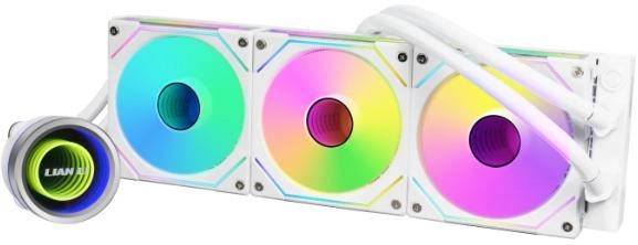 Жидкостное охлаждение Lian Li Galahad II Trinity 360 White G89.GA2T36W.00 (LGA1700 Ready)
