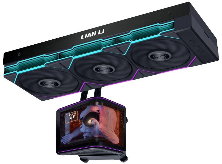 Жидкостное охлаждение Lian Li HydroShift II OLED Curved 360TL G89.GHS2OLDC36TB.R0 (LGA1700 Ready)