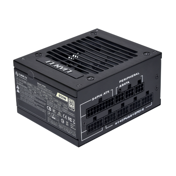 Блок питания 850Вт, Lian Li SP850 Black G89.SP850B.01EU, 80 Plus Gold, APFC, SFX