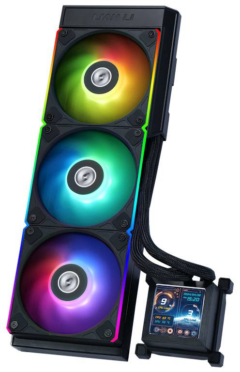 Жидкостное охлаждение Lian Li HydroShift LCD 360R Black G89.GHSLCD36RB.R0 (LGA1700 Ready)