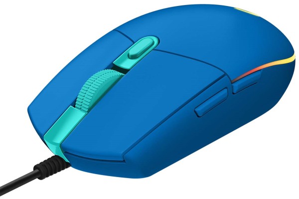 Мышь Logitech G102 Lightsync синий 910-005810