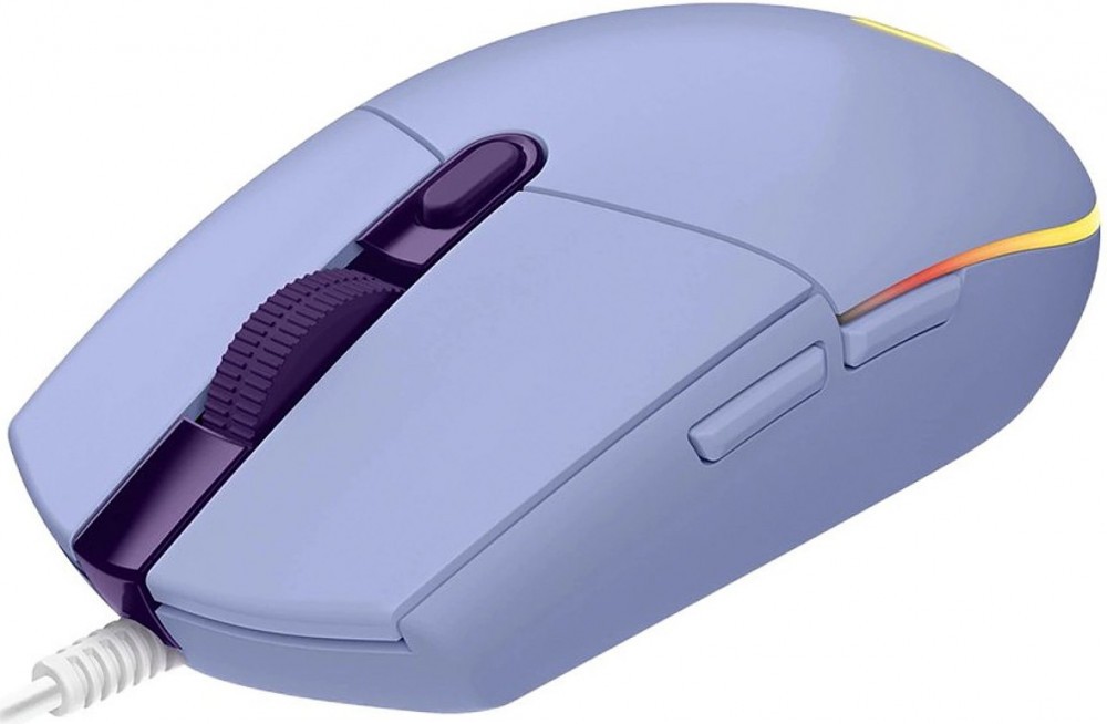 Мышь Logitech G102 Lightsync фиолетовый 910-005857