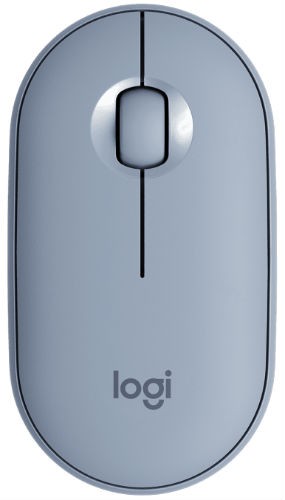 Мышь Logitech Pebble M350 Wireless, синий, 910-006655