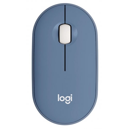 Мышь Logitech Pebble M350 Wireless, темно-синий, 910-006753