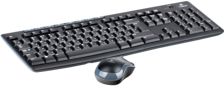Набор Logitech Wireless Desktop MK270, USB, черный, 920-003381