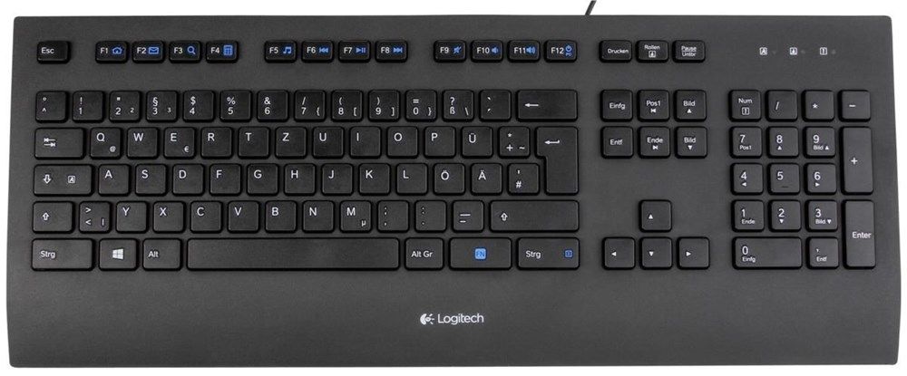 Клавиатура Logitech K280e, USB, черный, 920-005215