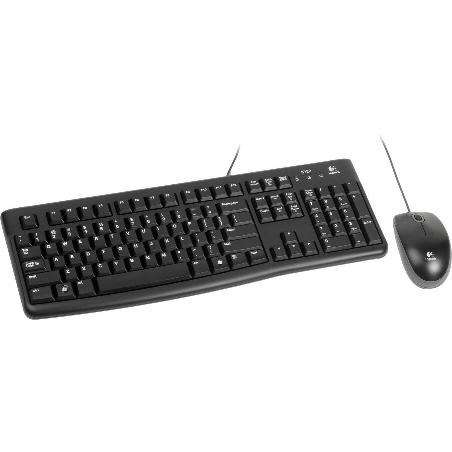 Набор Logitech Desktop MK121, USB, черный, 920-010963