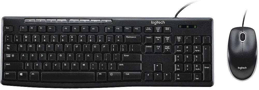 Набор Logitech Desktop MK200, черный 920-002694
